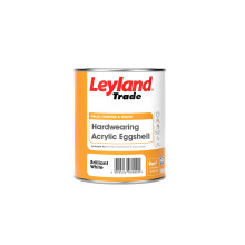 Trade Acrylic Eggshell Paint - Brilliant White 750ml