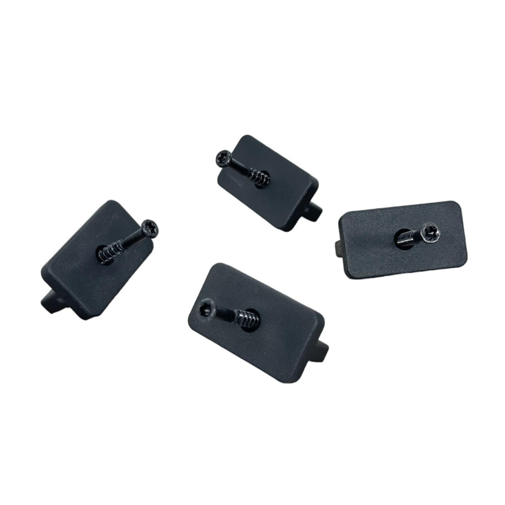Composite Decking T Clips Fixing, Stainless Steel Black Screws Included, Pack of 100/500/1000, 5mm Decking Spacer, Suitable for Most of The Market