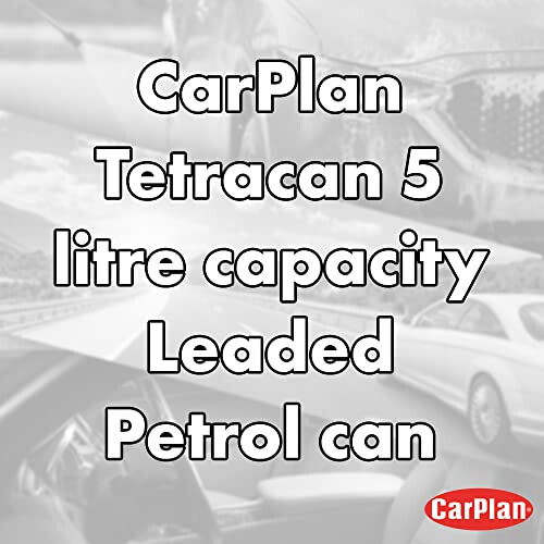 CarPlan Leaded Petrol Fuel Can - Red, 5 Litre 2