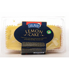 Coolmore Lemon Cake (2x400g) - Moist lemon cake with luxurious lemon icing and white chocolate curls