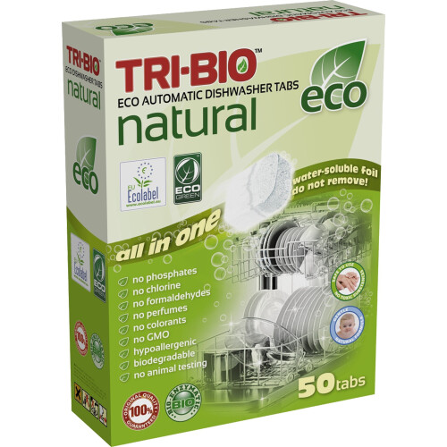 ECO NATURAL DISHWASHER TABLETS (50 tabs)