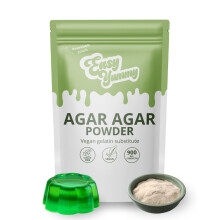 Agar Agar Powder (100g), Vegan Gelatin Powder, 100% Halal Vegan Gelatin Powder