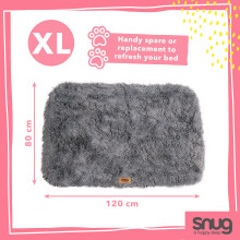 (Extra Large) Snug Super Fluffy Replacement Cover for Dog Bed
