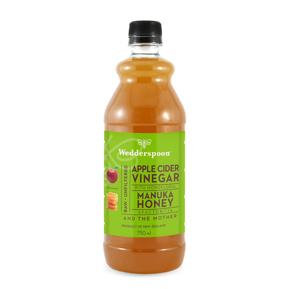 Wedderspoon Apple Cider Vinegar With Manuka Honey And Mother 750Ml