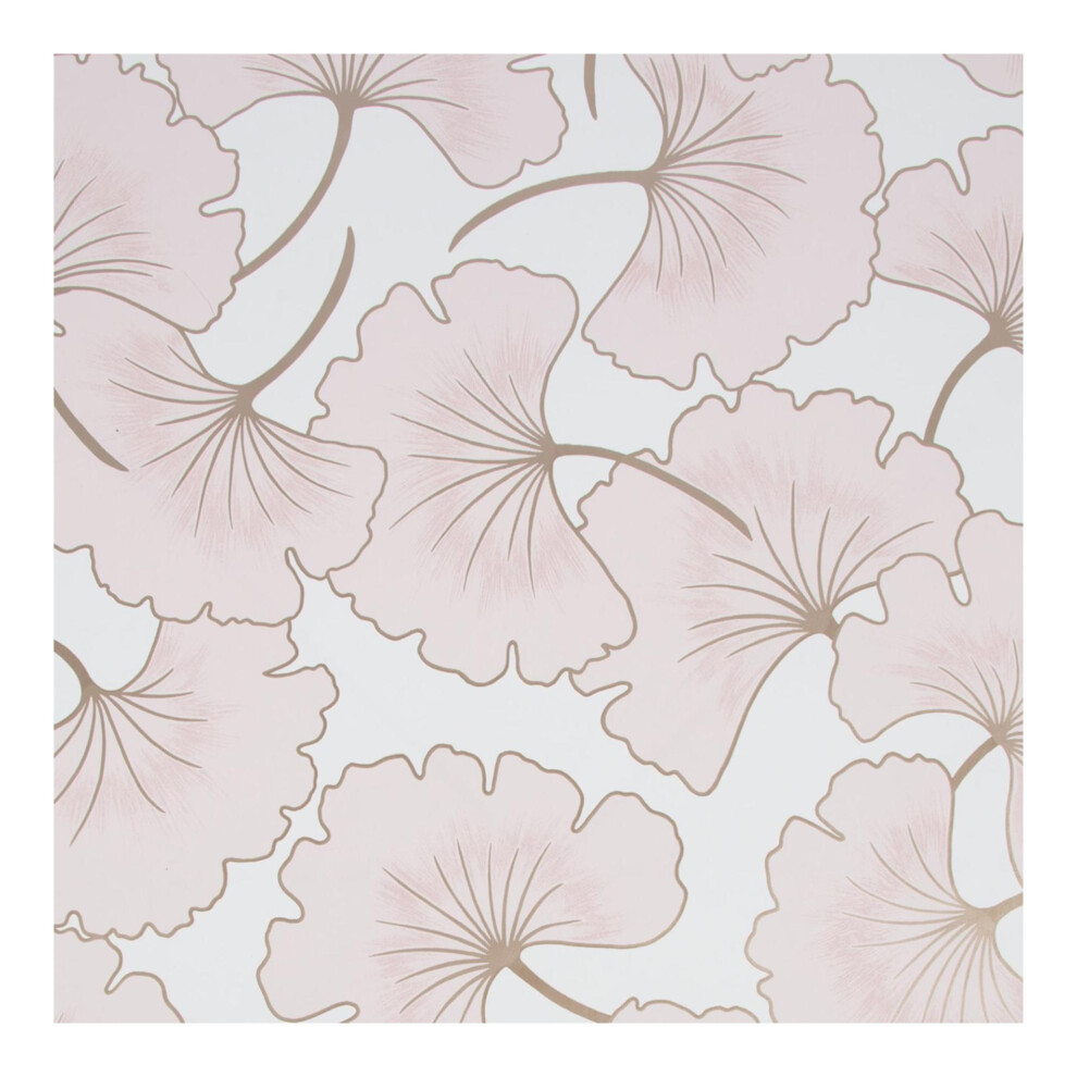 Boutique Begonia Large Scale Leaf Pink Floral Wallpaper (WAS 23.99)