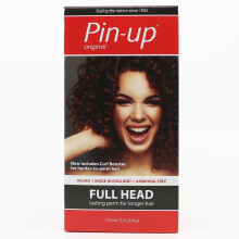 Pin Up Full Head Home Perm Kit, At Home Perming Kit for Long Lasting and Natural Curls, Protein Rich for Soft and Shiny Hair, Suitable for All Hair
