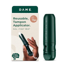 Reusable Tampon Applicator | No Boiling Required, Easy to Clean | Fits All Tampons | Reduce Plastic Waste | 3 Organic Cotton Tampons Included |