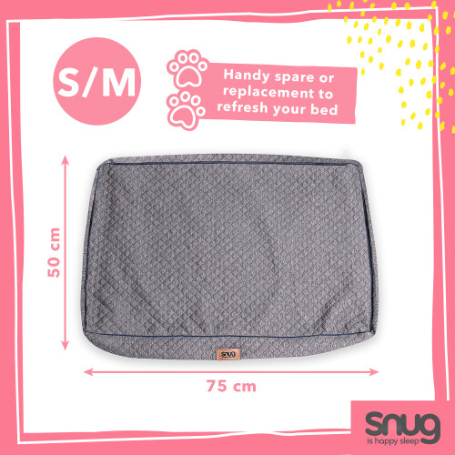 (Small/Medium) Snug Furry Friends Replacement Cover for Dog Bed