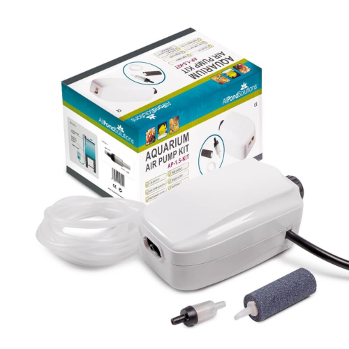 AllPondSolutions 90L/H Aquarium Air Pump Complete Kit AP-1.5