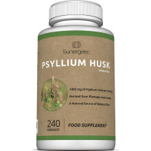 Premium Psyllium Husk Capsules - Psyllium Husk Fibre Supplement Helps Support Digestion, Intestinal Health & Regularity - 240 Psyllium Husk Fibre