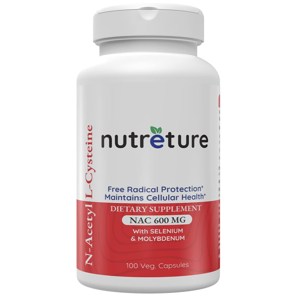 Nutreture Liver Support & Repair Nac Supplement Â Organic Nac N-Acetyl-Cysteine 600Mg., Selenium 25Mcg & Molybdenum 50Mcg Â Formulated To Help Liver Detox,