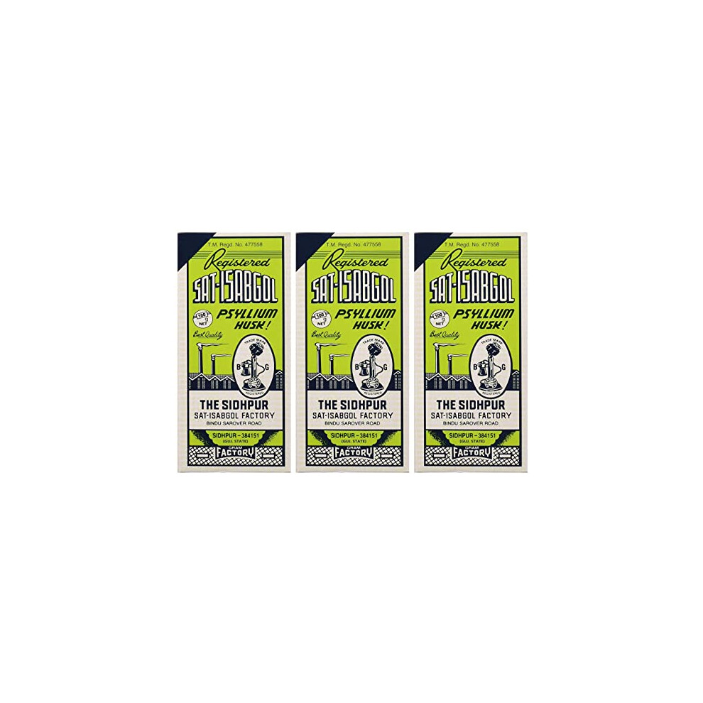 Satni - Sat Night Sun Mornin Sat-Isabgol (Psyllium Husk) 100G (Pack Of 3)