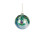 (Round) Assorted Peacock Feather with Blue Tinsel Shaped Baubles 1