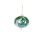 (Bauble) Assorted Peacock Feather with Blue Tinsel Shaped Baubles 1
