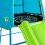 TP Explorer Metal Climbing Frame Set with Ripple Slide & Jungle Run 2