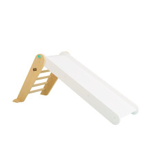 TP Active-Tots Pikler Style Folding Wooden Slide, FSC Certified, Indoor Climber for 12+ Months, Folds Flat for Easy Storage