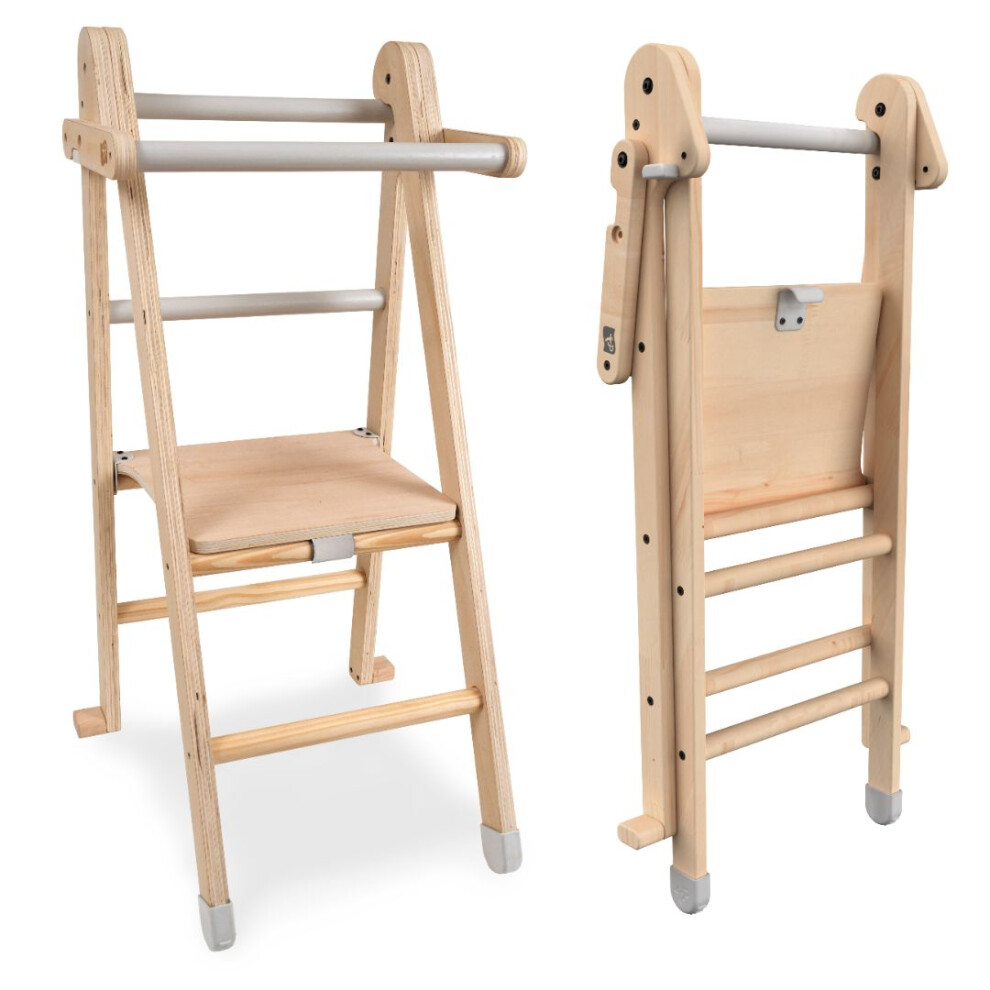 Tp Toys Tp Active-Tots Pikler Style Wooden Folding Helper Tower - Fsc Certified
