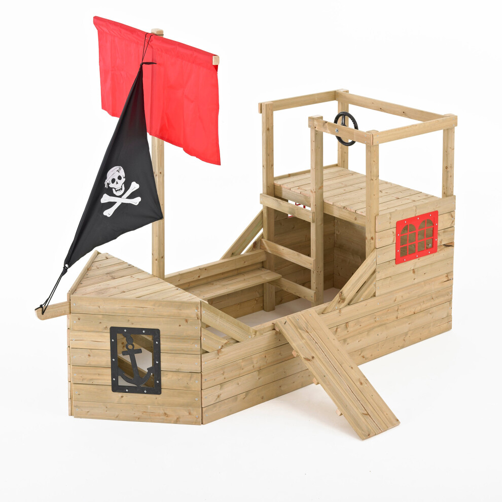 TP Pirate Galleon Wooden Playhouse - FSC Certified