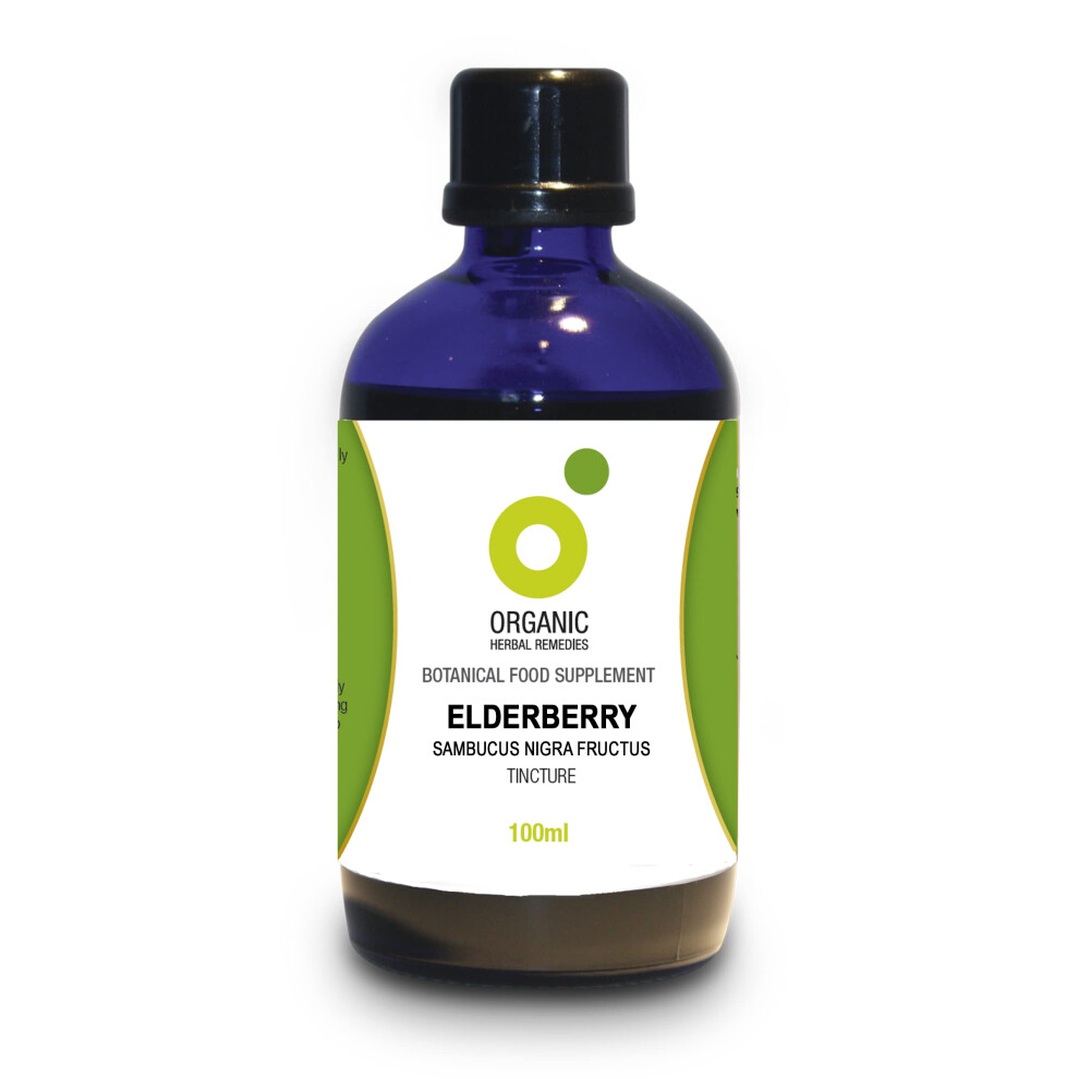 Organic Herbal Remedies 100Ml Elderberry Tincture