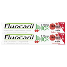 Junior 6-12 Years Old Dentifrice Gel Fruits Rouges 2x75ml