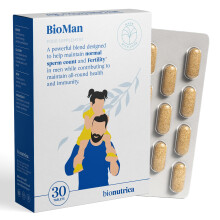 BioMan: Support Men Fertility, Sperm Quality, testosterone balance, Stamina & Overall Health 30+ Premium Ingredients | Grape Seed, Maca Root,