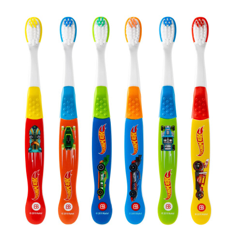 Hot Wheels Soft Toothbrush 6pk 1