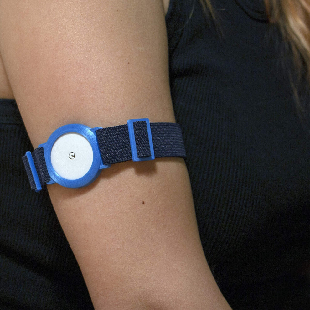 Td1 3D Freestyle Libre 1/2 Sensor Armband Holder Blue Protects Your Sensor