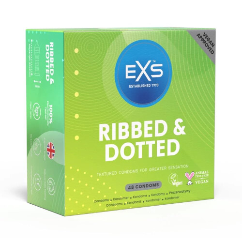 EXS Ribbed & Pilkullinen 48 kpl