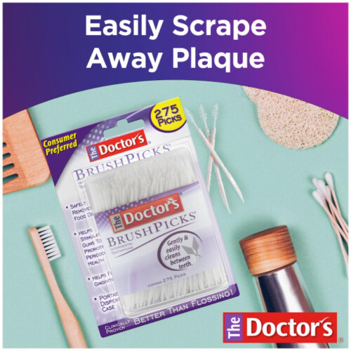 Οδοντογλυφίδες Doctor's BrushPicks, 275 Τεμάχια (Συσκευασία 1) 2