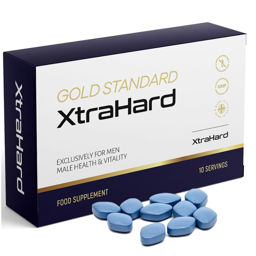 | 10 Tablets | 100% Natural, Exclusively for Men, 10 Small Easy Swallow Pills, Manufactured in The UK.