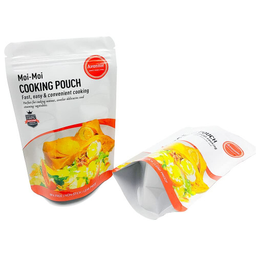 Moi Moi Cooking Pouch - Pack of 20, White, M (AV-501)