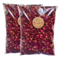 Wedding Confetti Eco friendly Biodegradable | 2 LITRES (25 Guests) | 125g | Dried Rose Petals Flowers | 100% Natural Confetti | Biodegradable Confetti