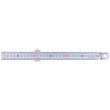 Shinwa 76752 300mm Metric Steel Rule with Ruler Stop