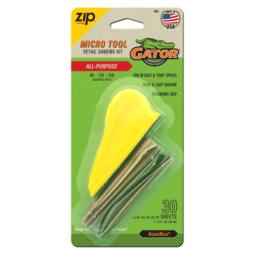 Gator Microzip Sander Kit diverse GRITS 3,5 """" X 1 """"