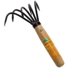 Belmont Asano Japanese Ninja Claw Rake & Cultivator with Coated Handle - 5 Curved Claws, Handmade Hard Steel, Made in Japan, Model 05075