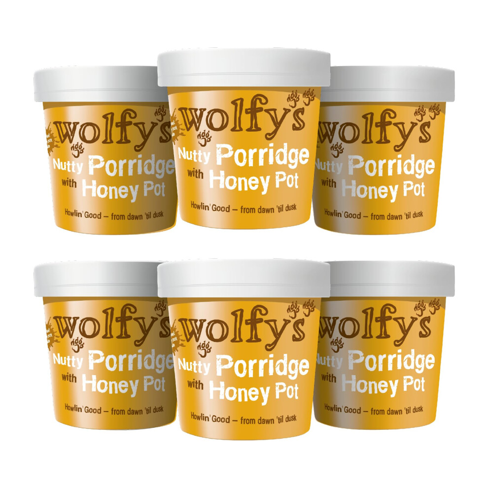 Nutty Porridge with Honey Pot, 6 x 90g