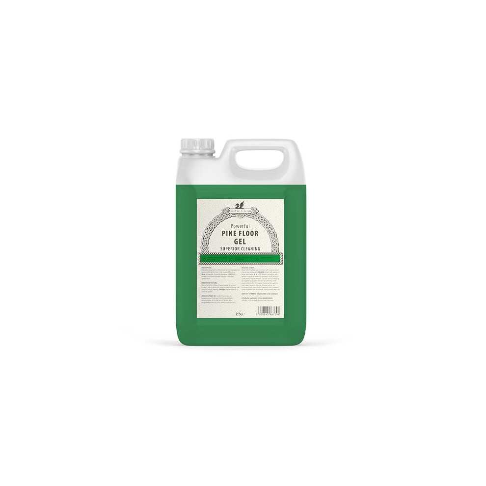 Nugoya Celtic Clean Pine Floor Gel 2.5 Litre | Powerful Cleaner With Fresh Pine Scent, Non-Sticky Finish
