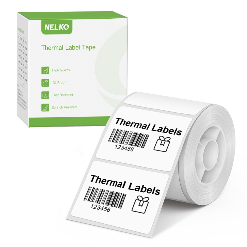 Thermal Labels for Nelko PM220 Label Maker, 1.57'' x 1.18'' (40x30mm) Thermal Sticker Label, Waterproof, Multi-Purpose Label Tape, 1 Roll of 230