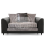 (Black & Grey, 2 Seater) Luca Scatter Back Corner Sofa Range - 2 Colours 1