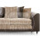 (Brown & Coffee, 5 Seater Left Hand Facing Corner) Luca Scatter Back Corner Sofa Range - 2 Colours 3