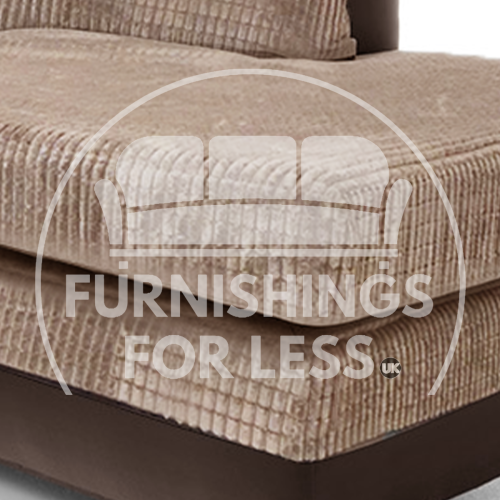 (Brown & Coffee, 4 Seater Right Hand Facing Corner) Luca Scatter Back Corner Sofa Range - 2 Colours 2