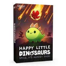 (Brown) Happy Little Dinosaurs Board Game Card Family Party Toys Action Interesting