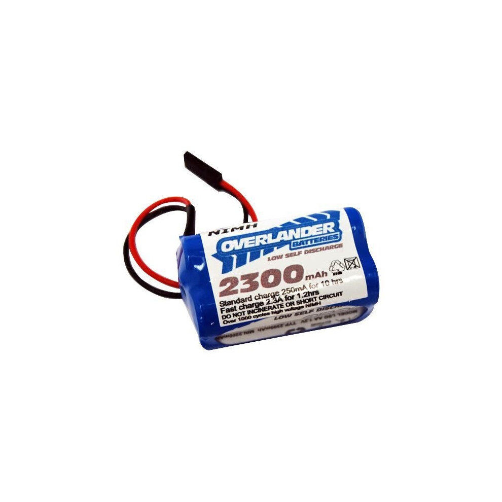 Overlander - Premium Sport Nimh Battery Pack Lsd Aa 2300Mah 4.8V Receiver Square 3551994182243