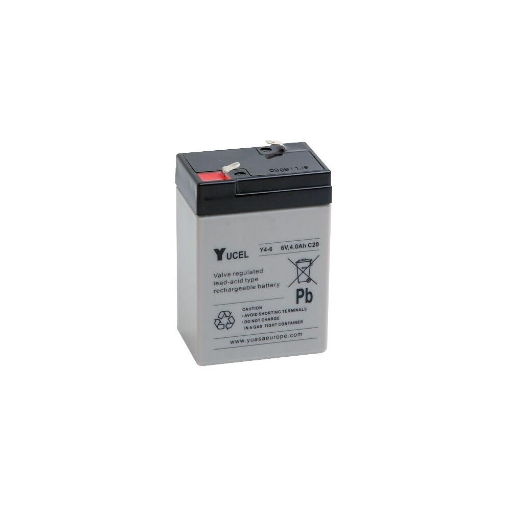 Yuasa - Yucel 6V 4Ah Sealed Lead Acid Battery 3551994182571