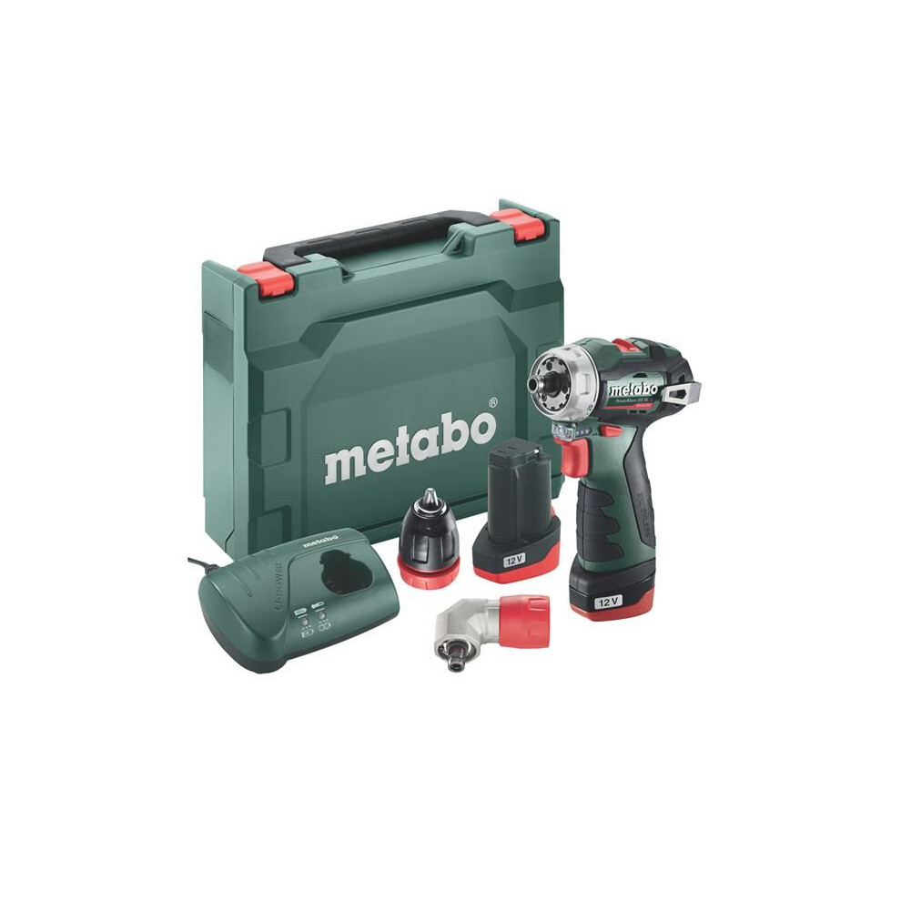 Metabo - PowerMaxx BS BL Q Brushless Drill/Screwdriver 12V 2 x 2.0Ah Li-ion