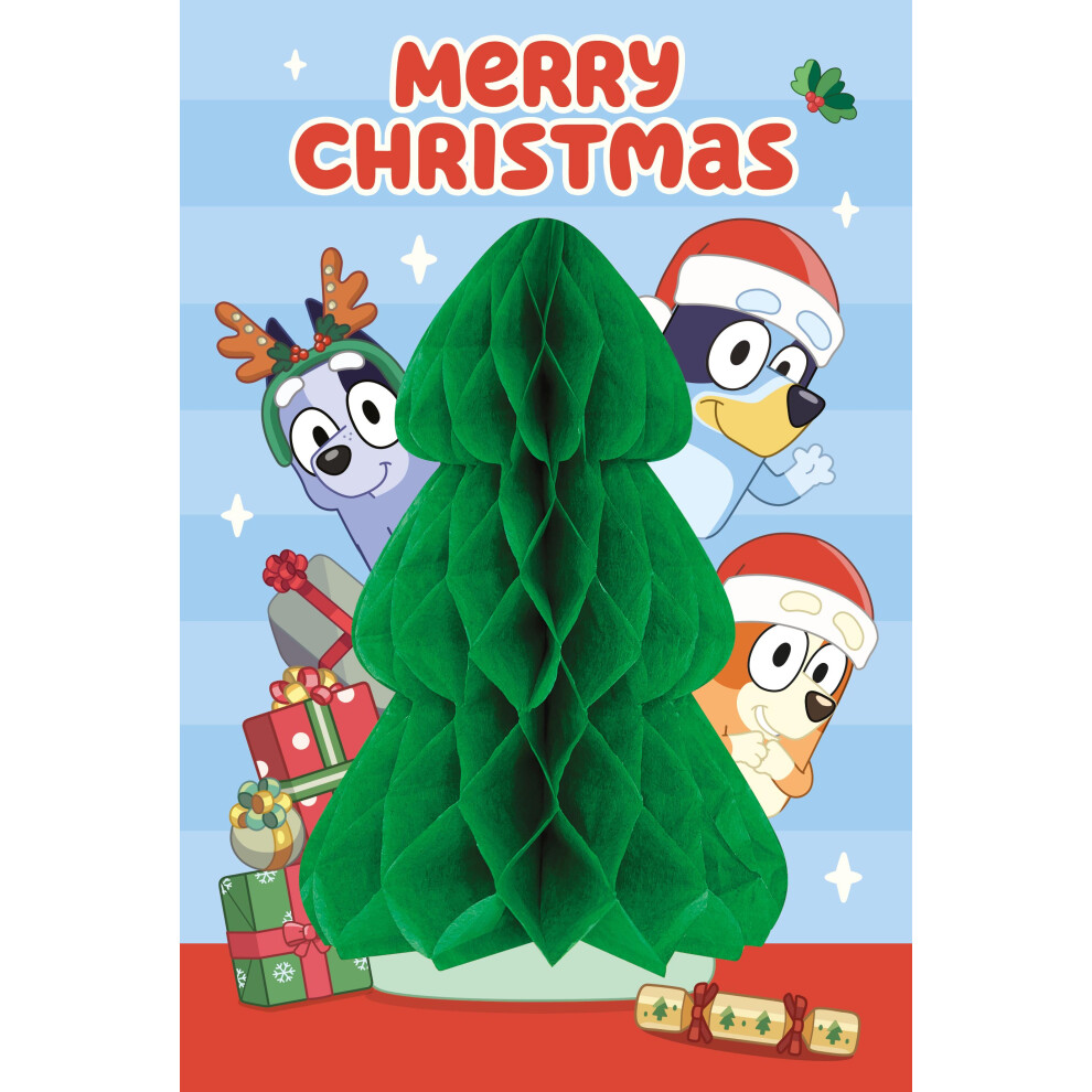 Bluey Pop Up Christmas Card