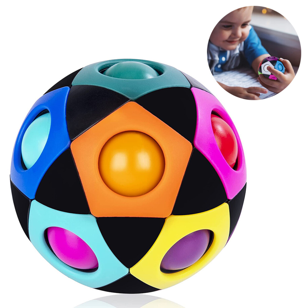 Photos - Jigsaw Puzzle / Mosaic Rainbow Ball Magic Toy Puzzle Magic Rainbow Ball Puzzle Plus Version - Black