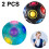 2 Pieces Magic Cube In Puzzle Ball Glow Match Puzzle Cube - Black 1