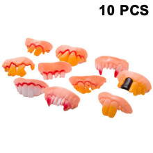 Rough Teeth Ugly Teeth Dentures Teeth Vampire Dentures Halloween Costume Party, Style 2