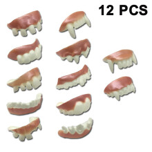 Rough Teeth Ugly Teeth Dentures Teeth Vampire Dentures Halloween Costume Party, Style 3
